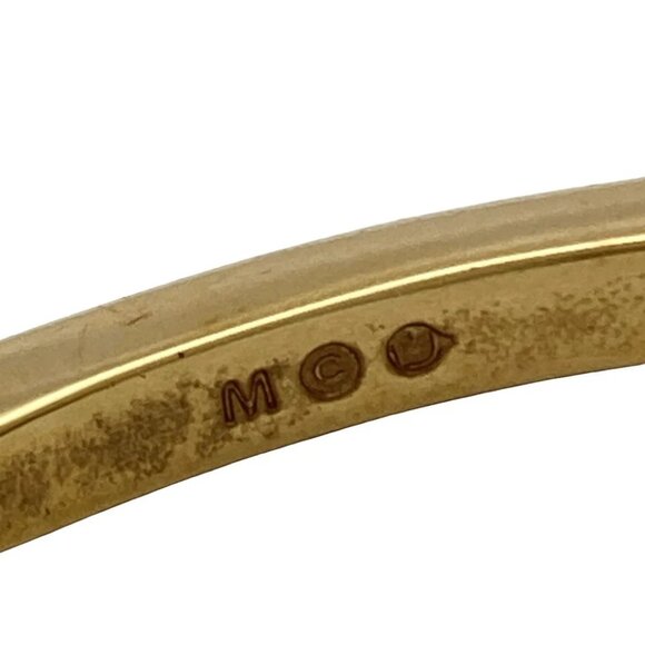 Auth SWAROVSKI - Gold Clear Black Hardware Swarovski Crystal Bangle - Picture 2 of 5